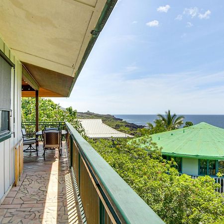 Ocean-View Bungalow Walk To Pebbles Beach! Hookena المظهر الخارجي الصورة