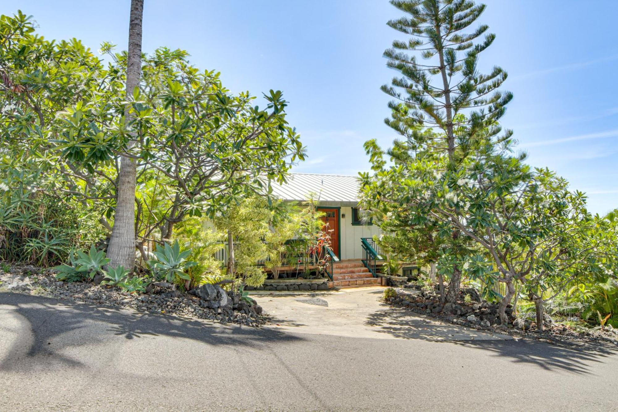 Ocean-View Bungalow Walk To Pebbles Beach! Hookena المظهر الخارجي الصورة
