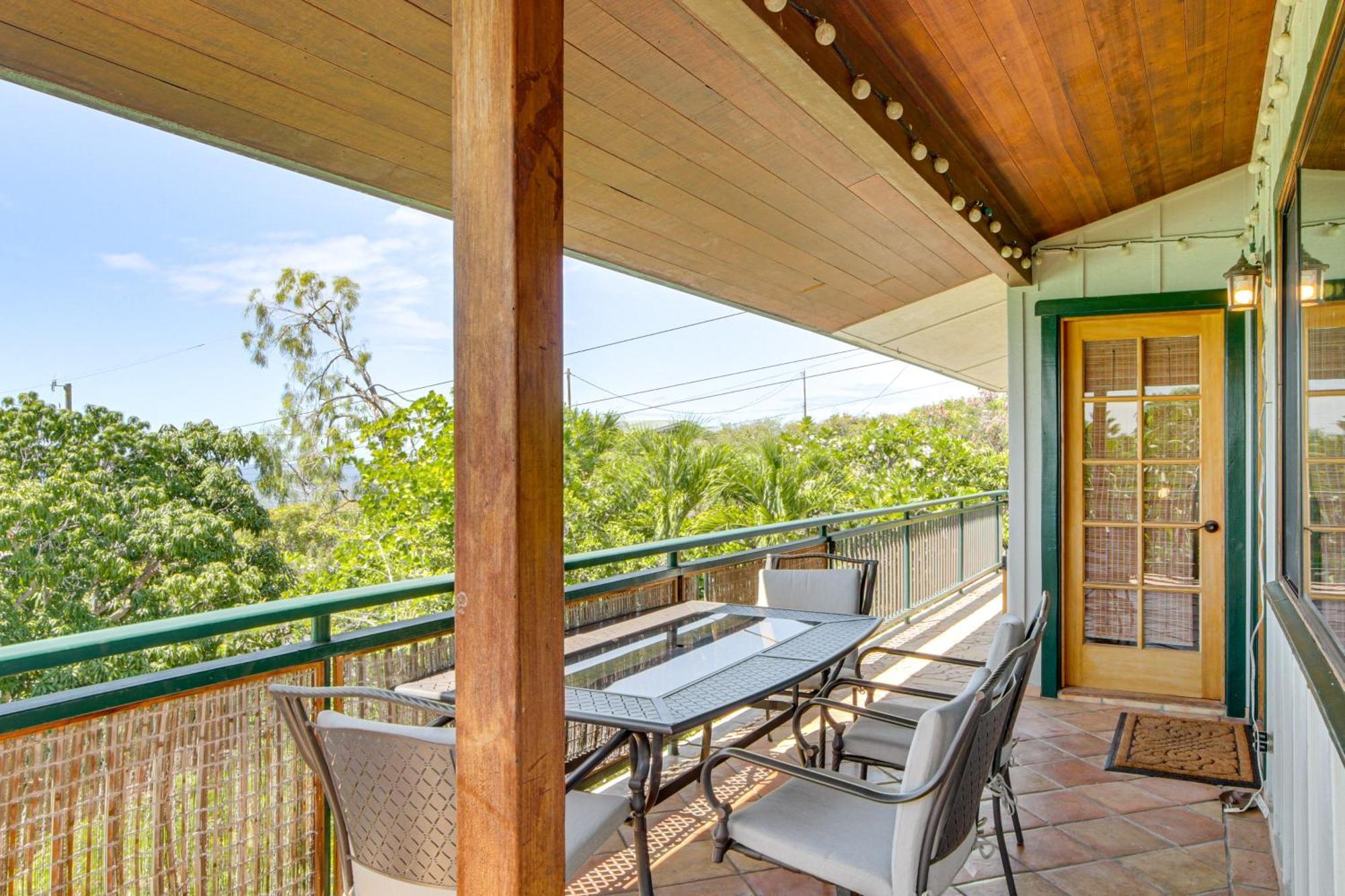Ocean-View Bungalow Walk To Pebbles Beach! Hookena المظهر الخارجي الصورة